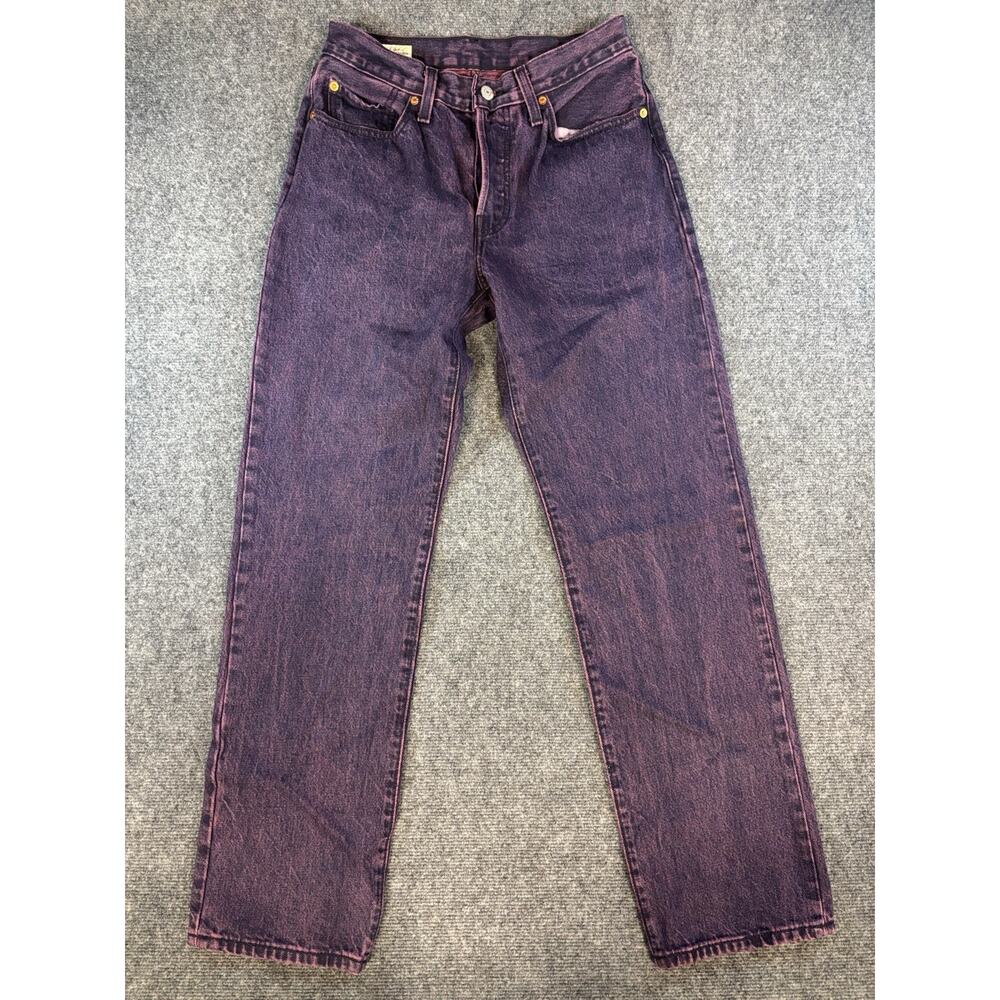 Levi’s 501 ‘90s Women’s Purple Denim JeansMid-rise Purple Color 27 X 32